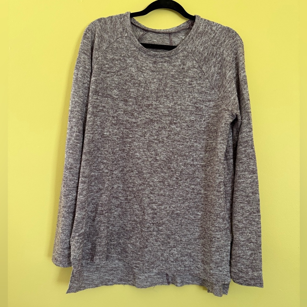 Marled Burgundy Women's Sweater